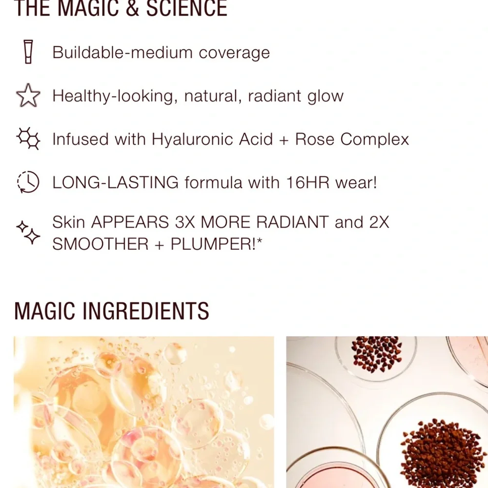 Charlotte Tilbury Beautiful Skin Foundation -  Color Warm 2